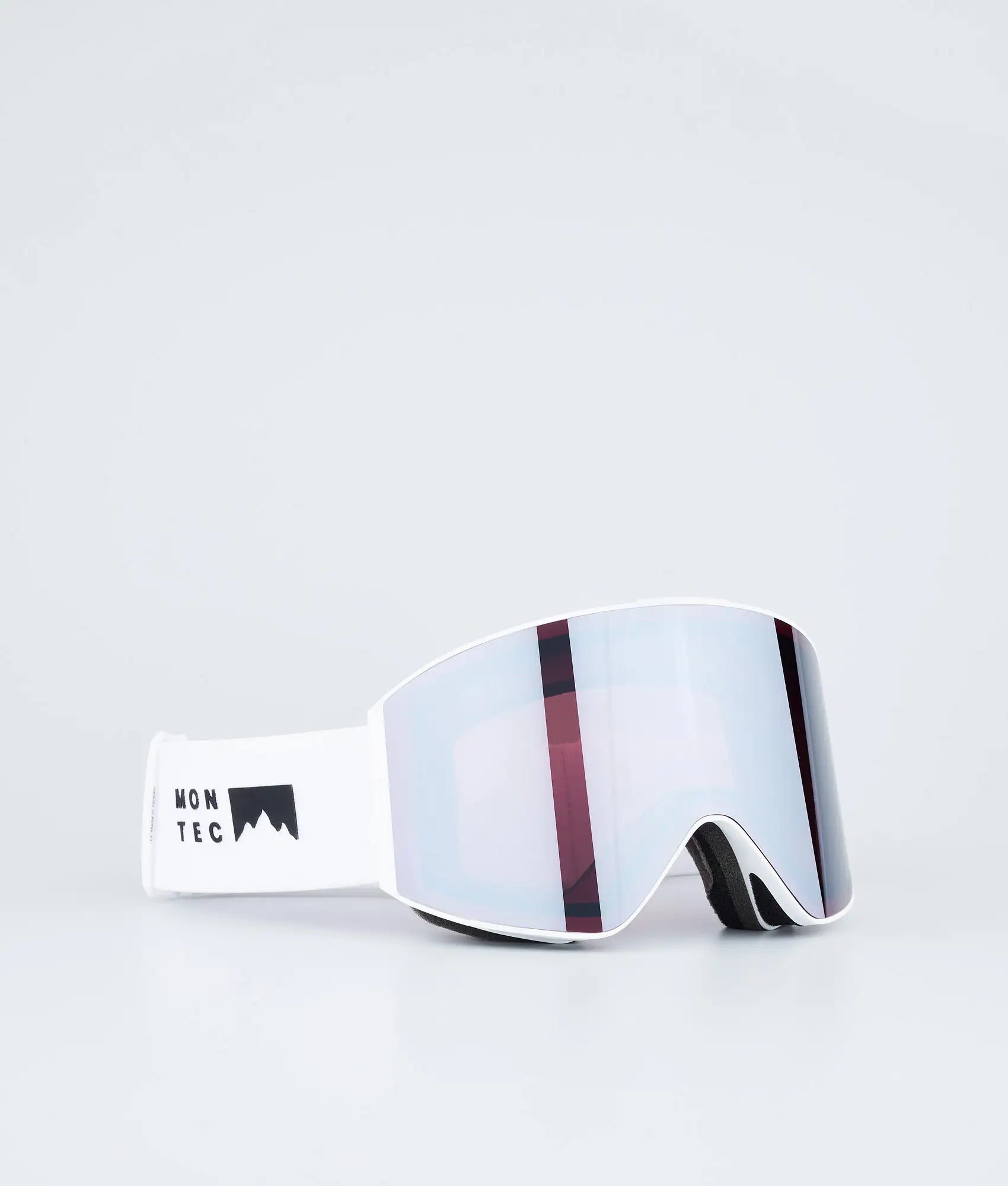 Kob Skibrille White W/White Black Mirror