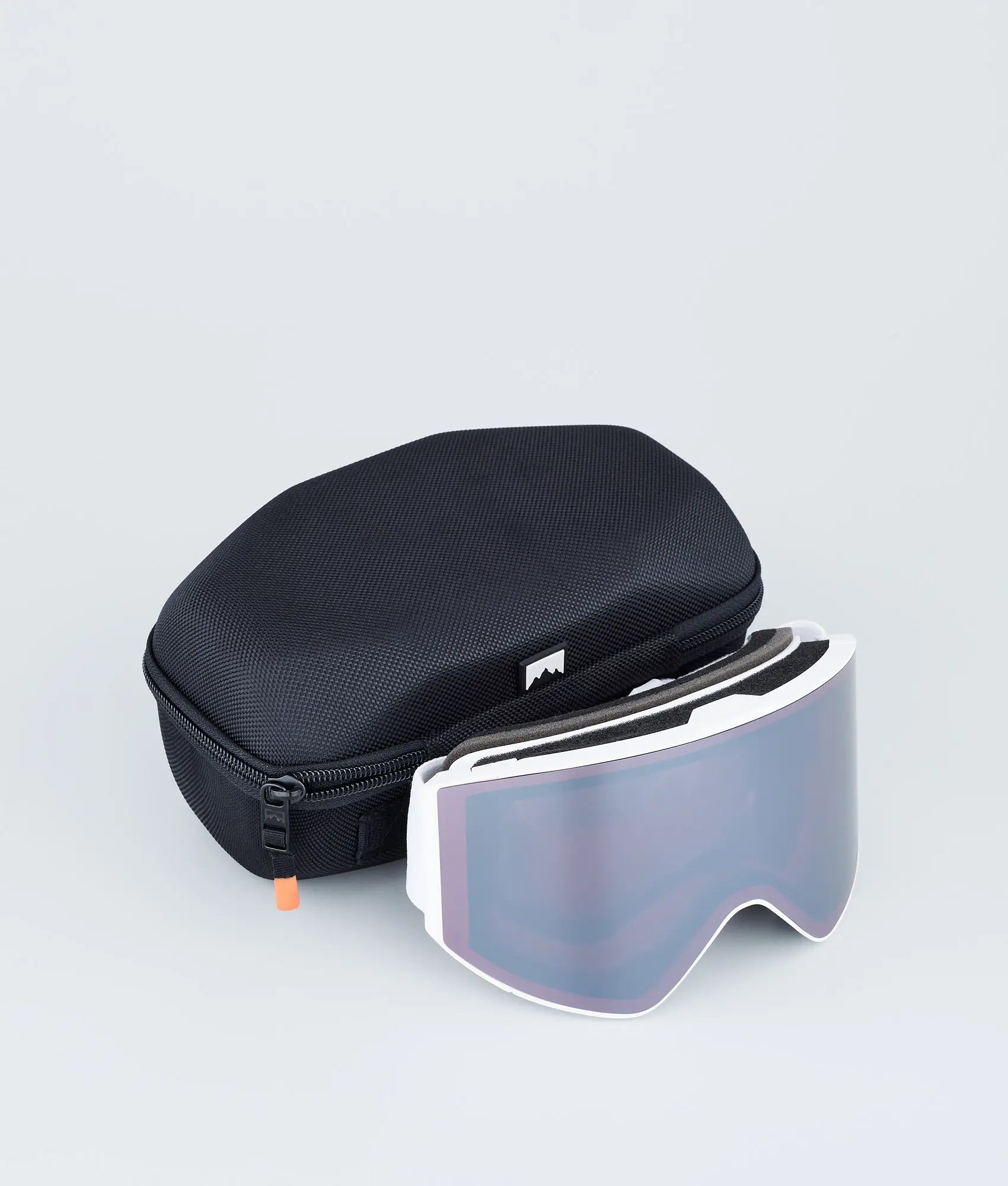 Kob Skibrille White W/White Black Mirror