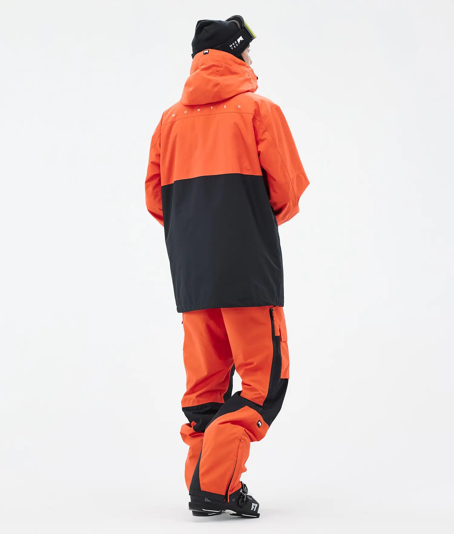 Doom Ski Jacket Men Orange/Black