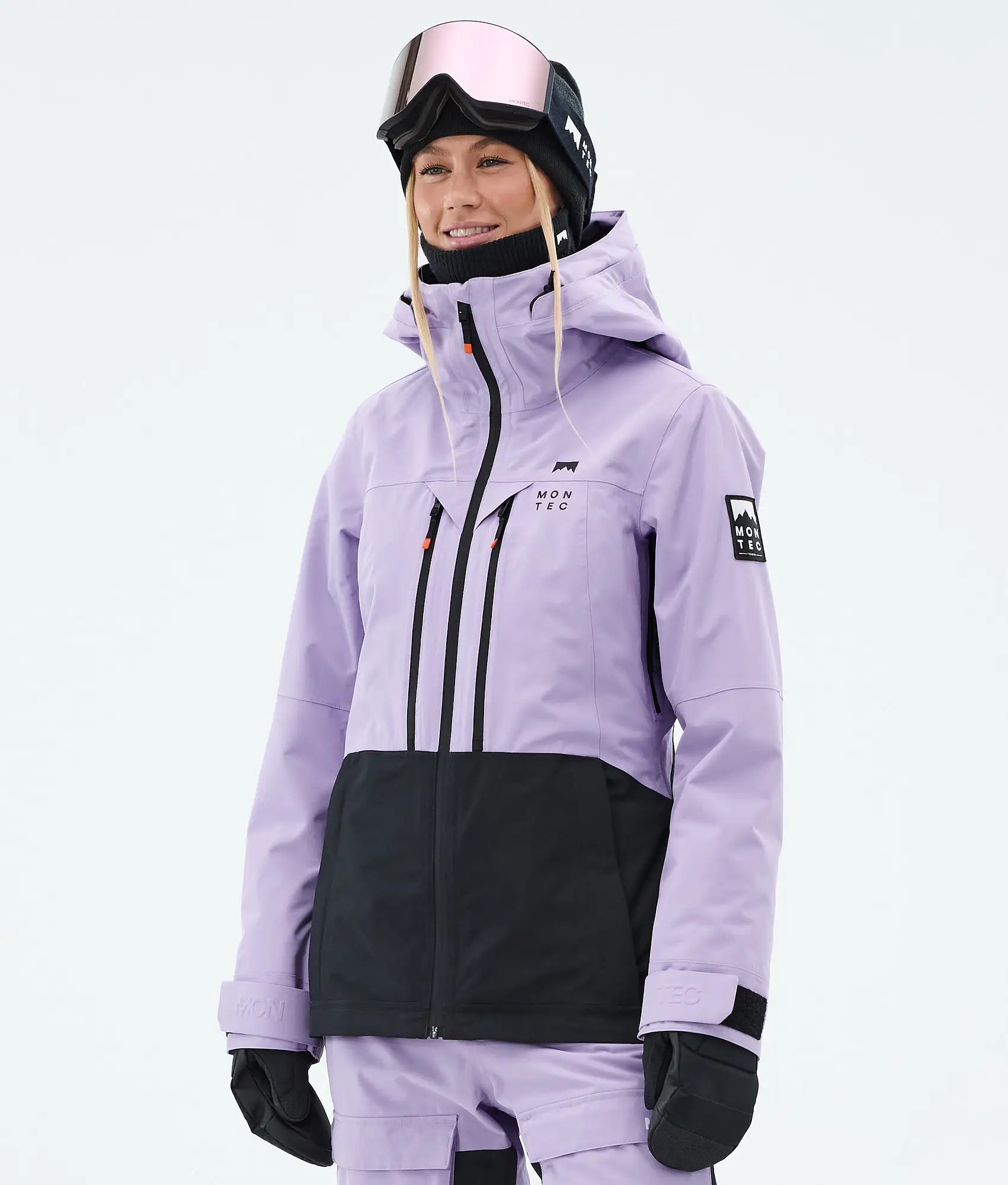 Cloud W Skijacke Damen Faded Violet/Black