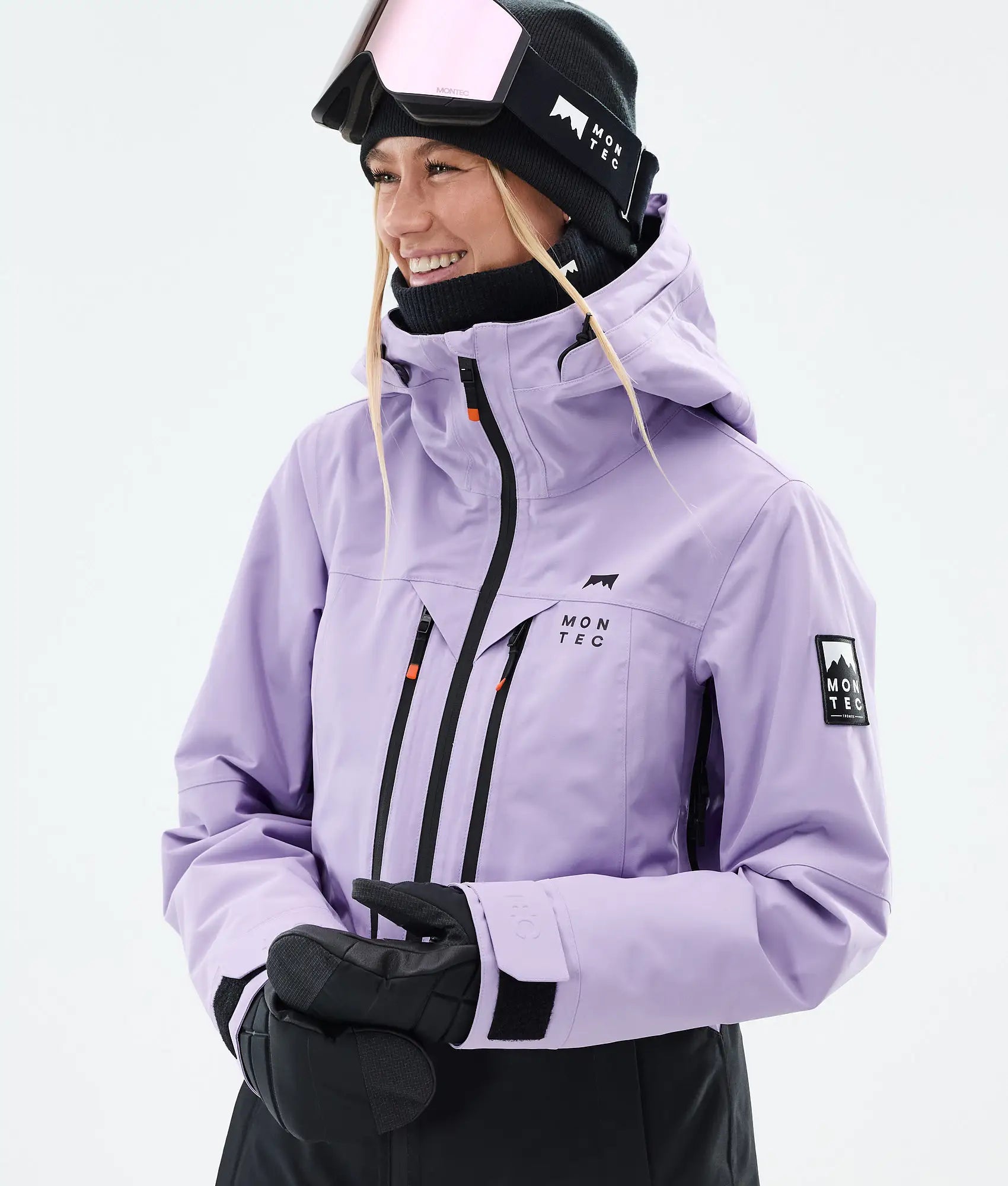 Cloud W Skijacke Damen Faded Violet/Black