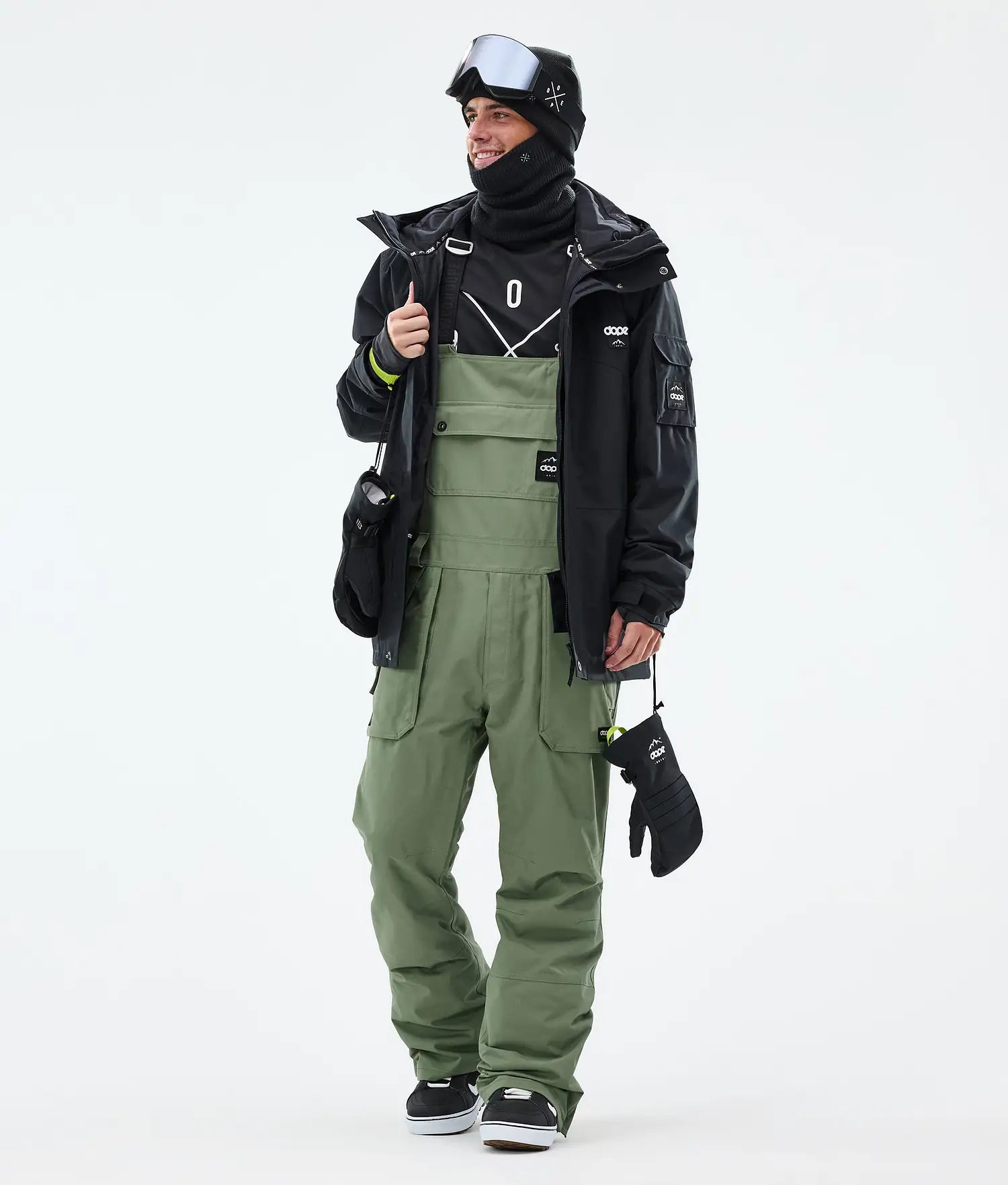 Notorious B.I.B Snowboard Pants Men Moss Green