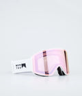 Kob Skibrille White W/Pink Sapphire Mirror