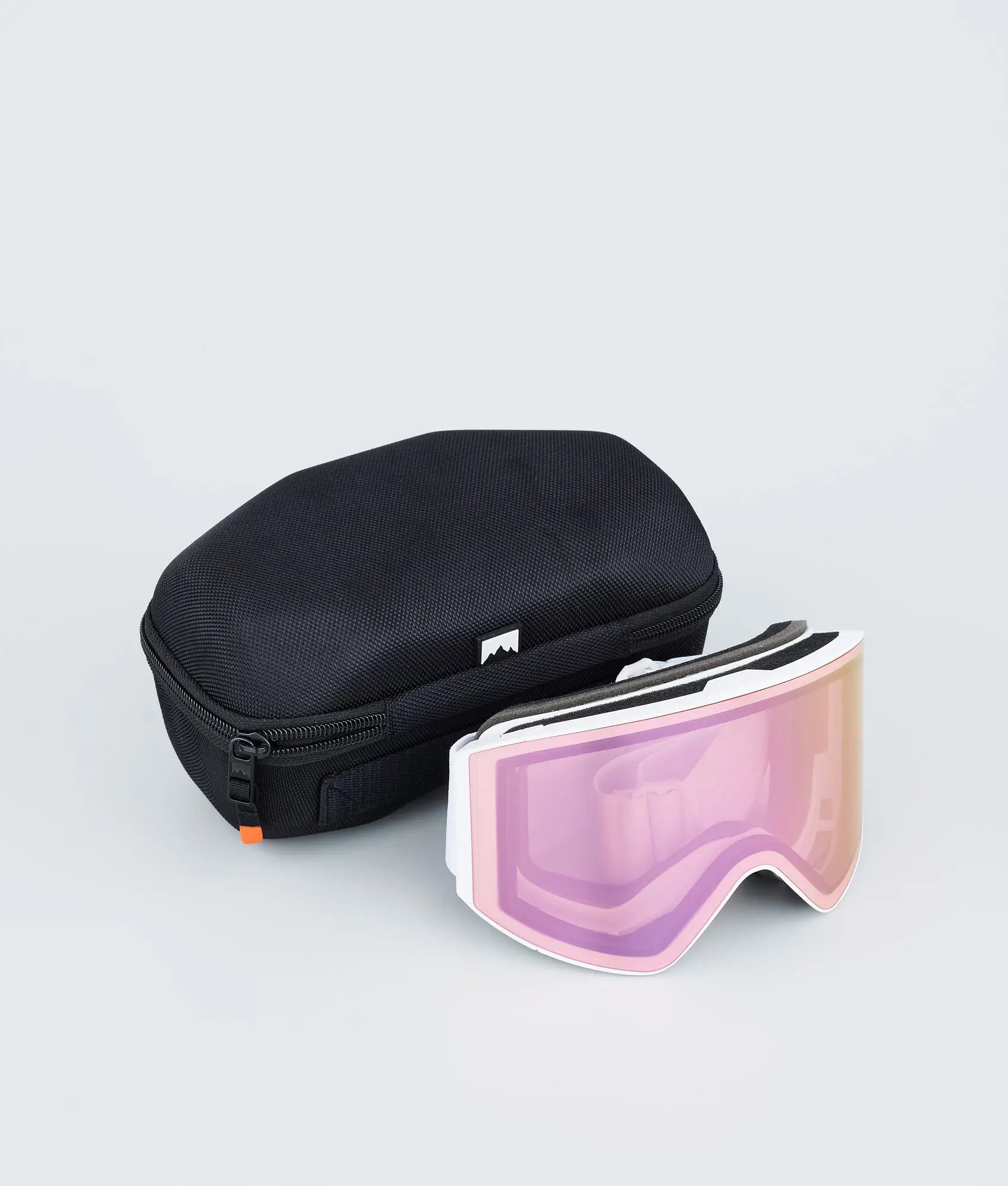 Kob Skibrille White W/Pink Sapphire Mirror