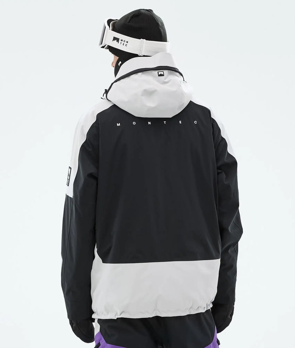 Sirius Skijacke Herren Light Grey/Black/Vivid Purple