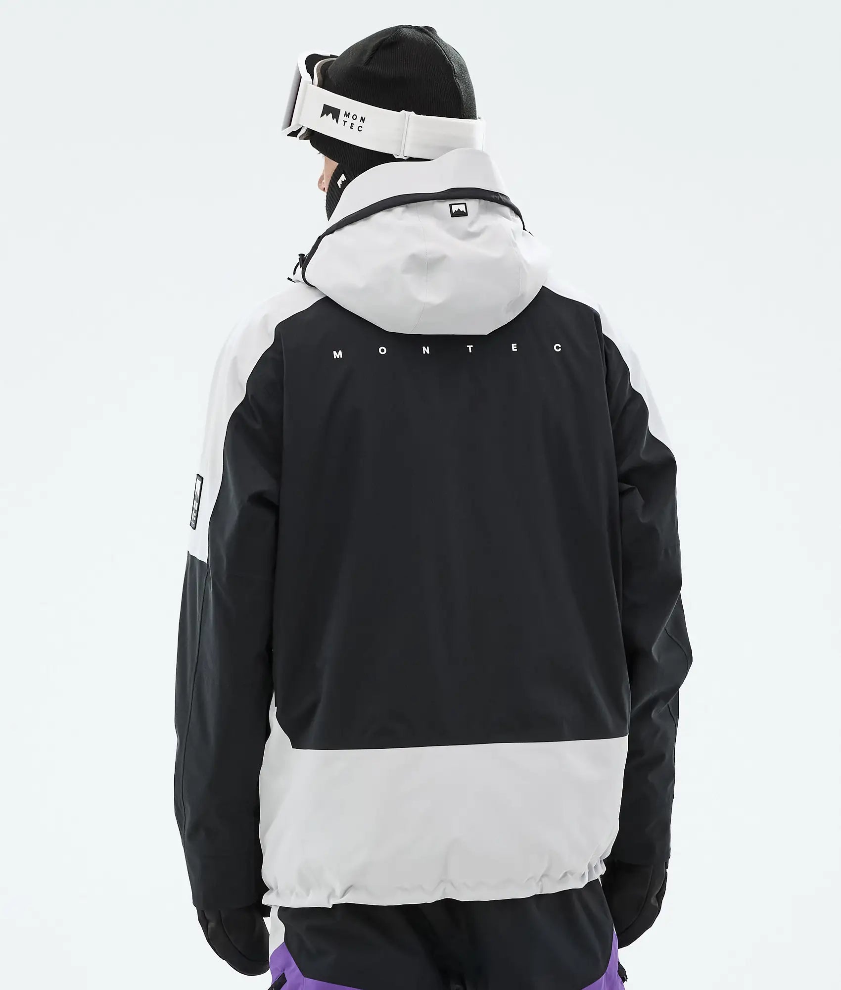 Sirius Skijacke Herren Light Grey/Black/Vivid Purple