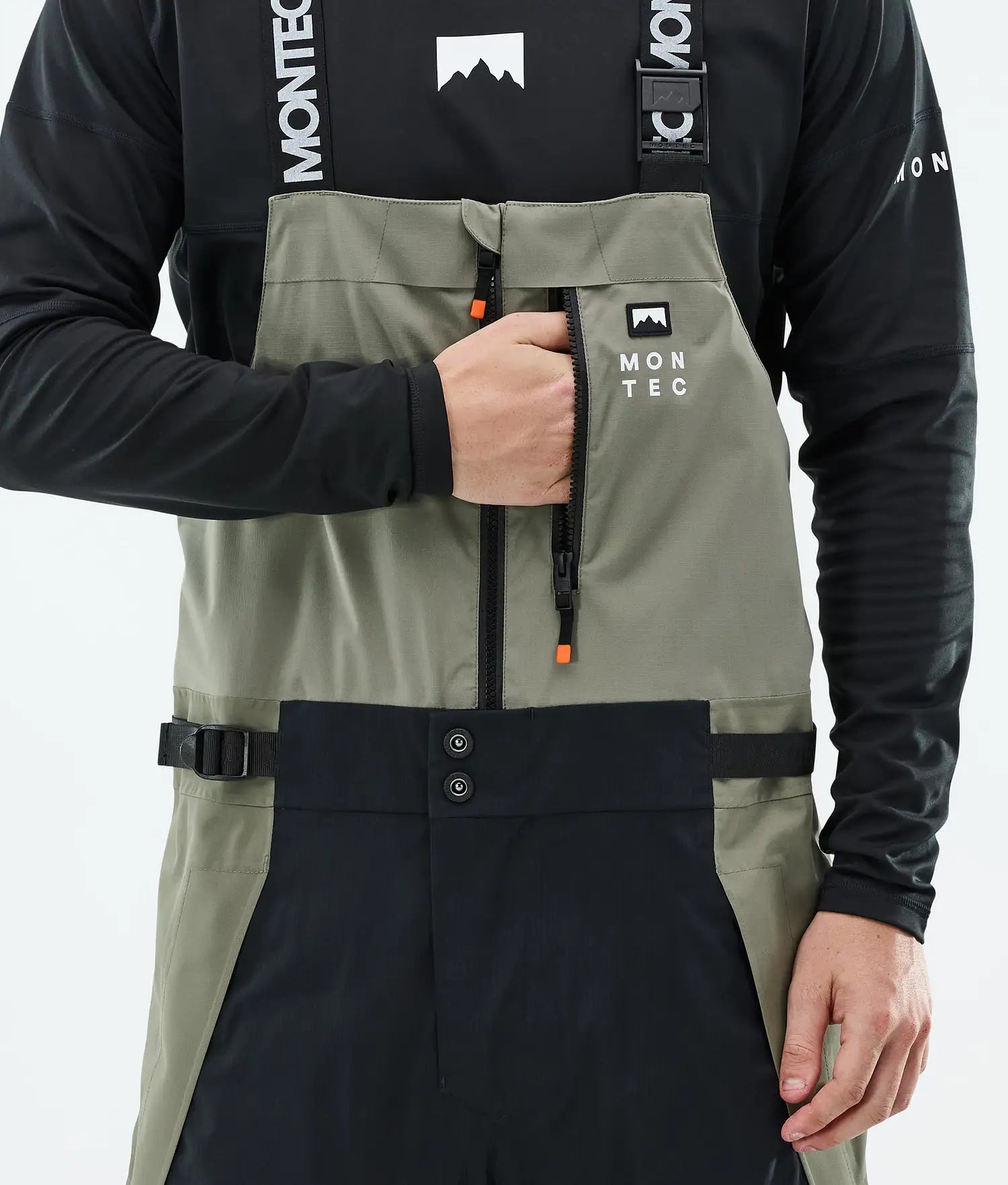 Dozer Ski Pants Men Greenish/Black
