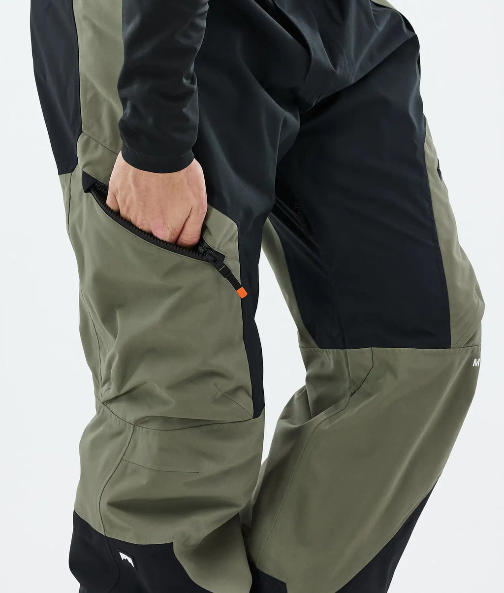 Dozer Ski Pants Men Greenish/Black