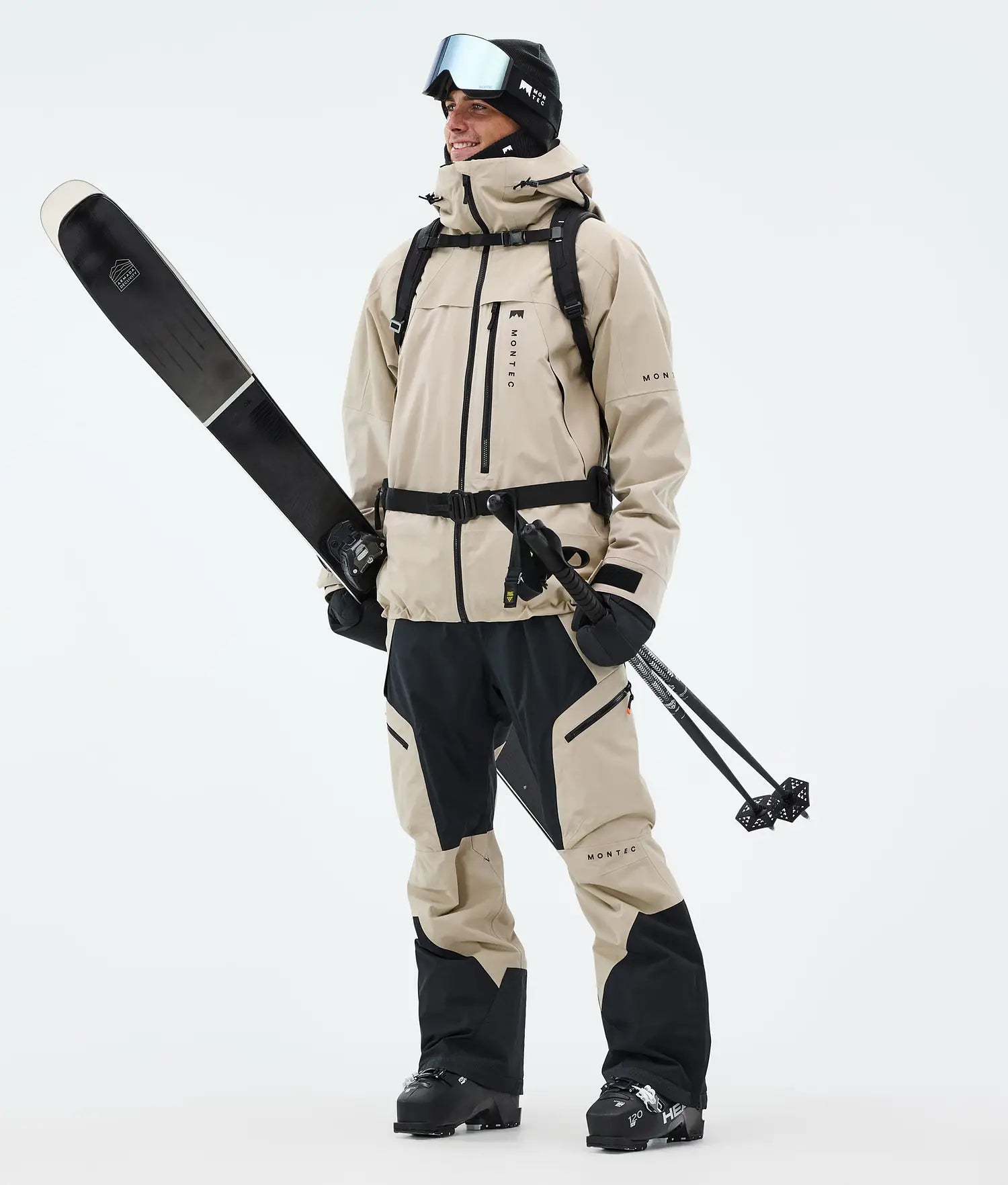 Dozer Ski Pants Men Sand/Black