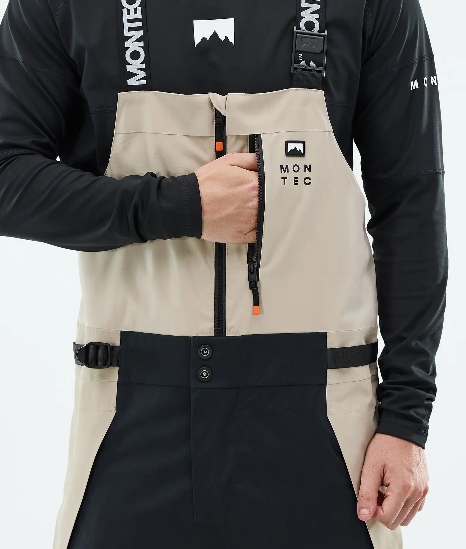 Dozer Ski Pants Men Sand/Black
