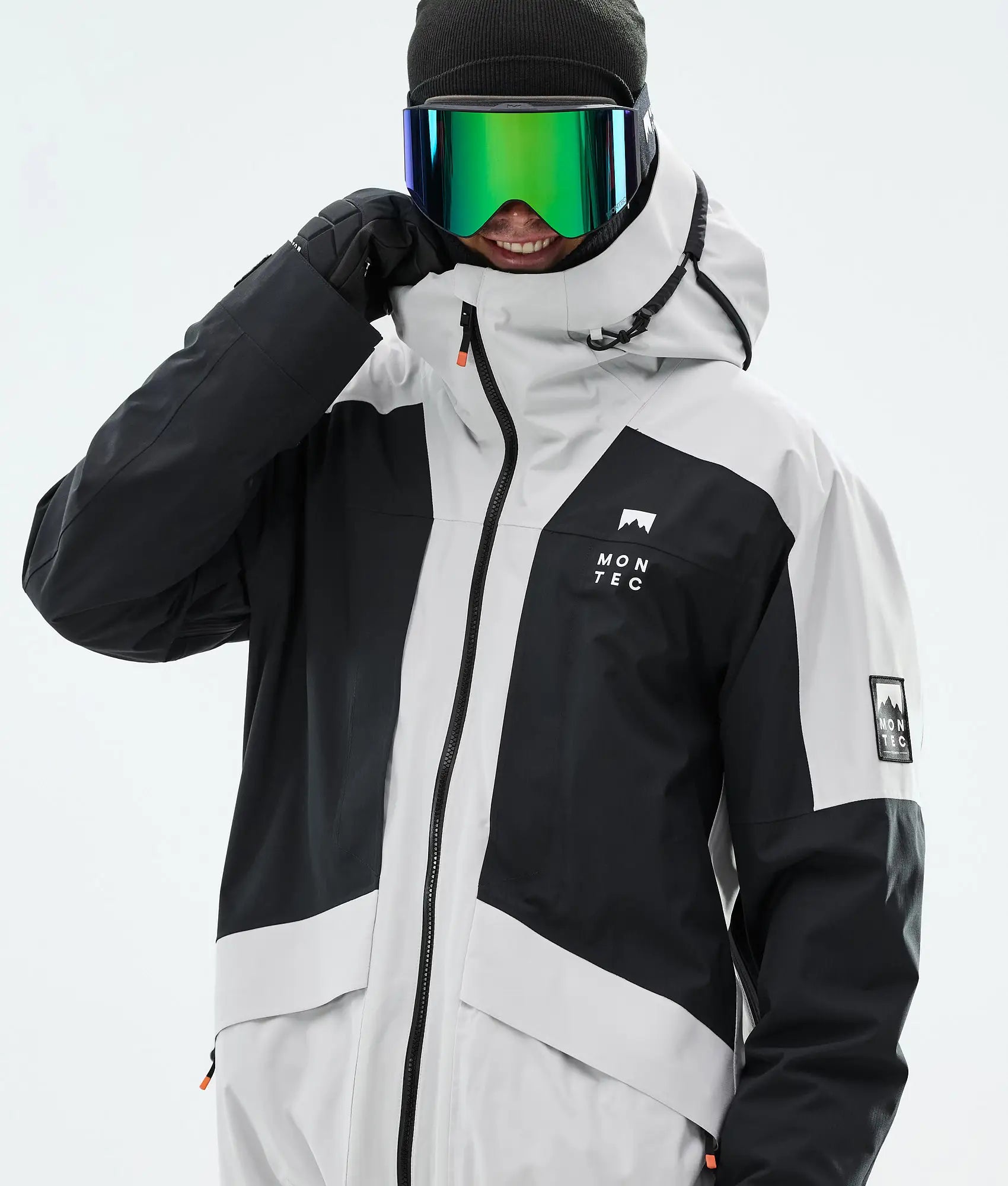 Sirius Skijacke Herren Light Grey/Black