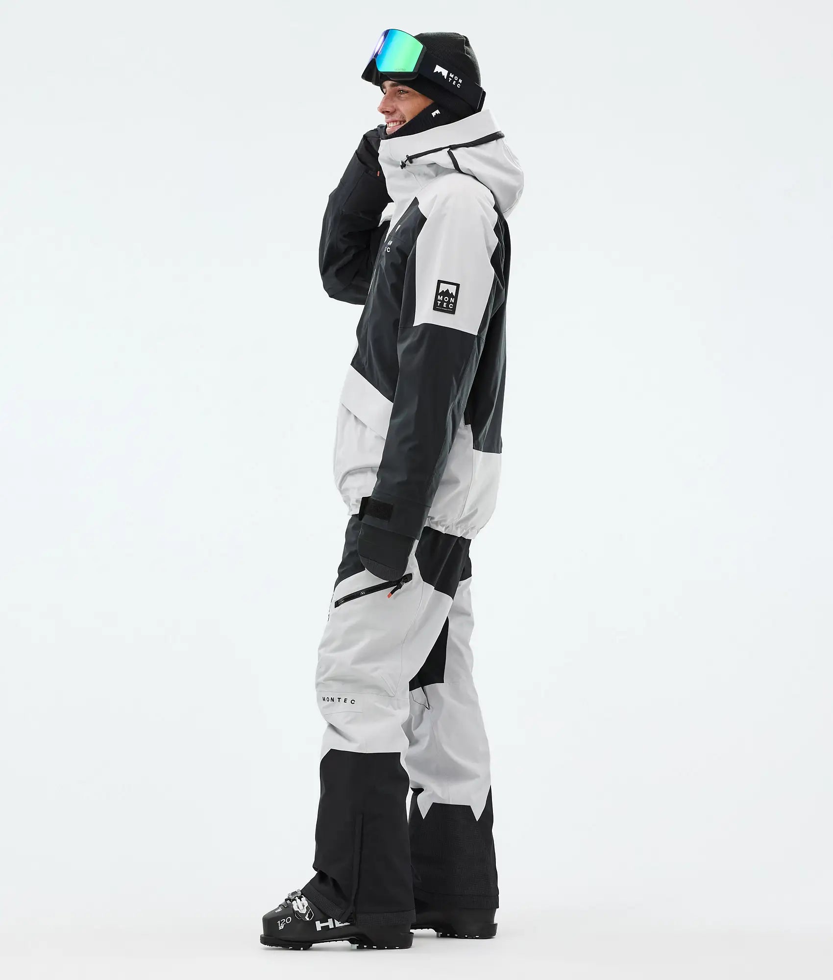 Sirius Skijacke Herren Light Grey/Black