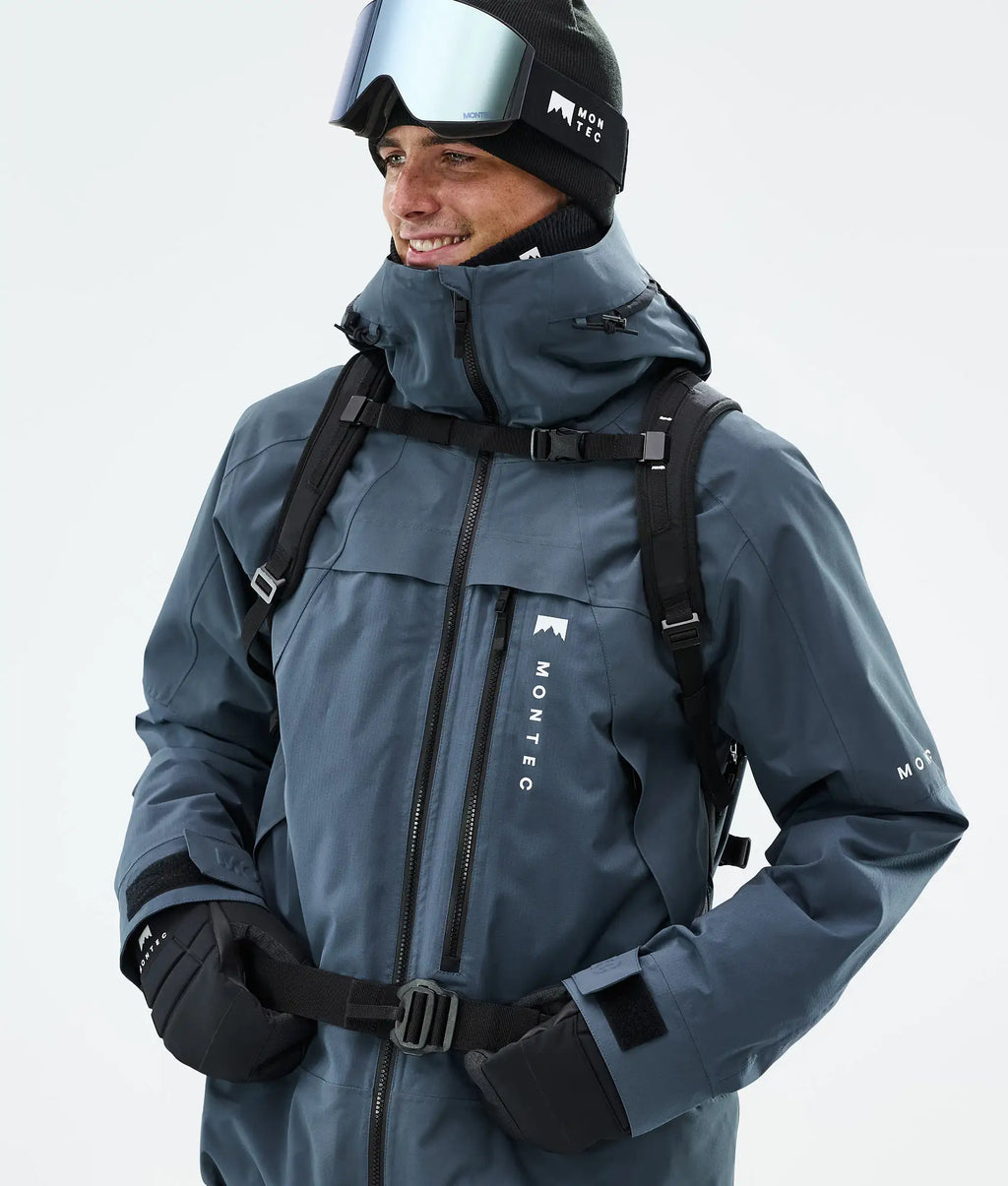 Truston Skijacke Herren Metal Blue