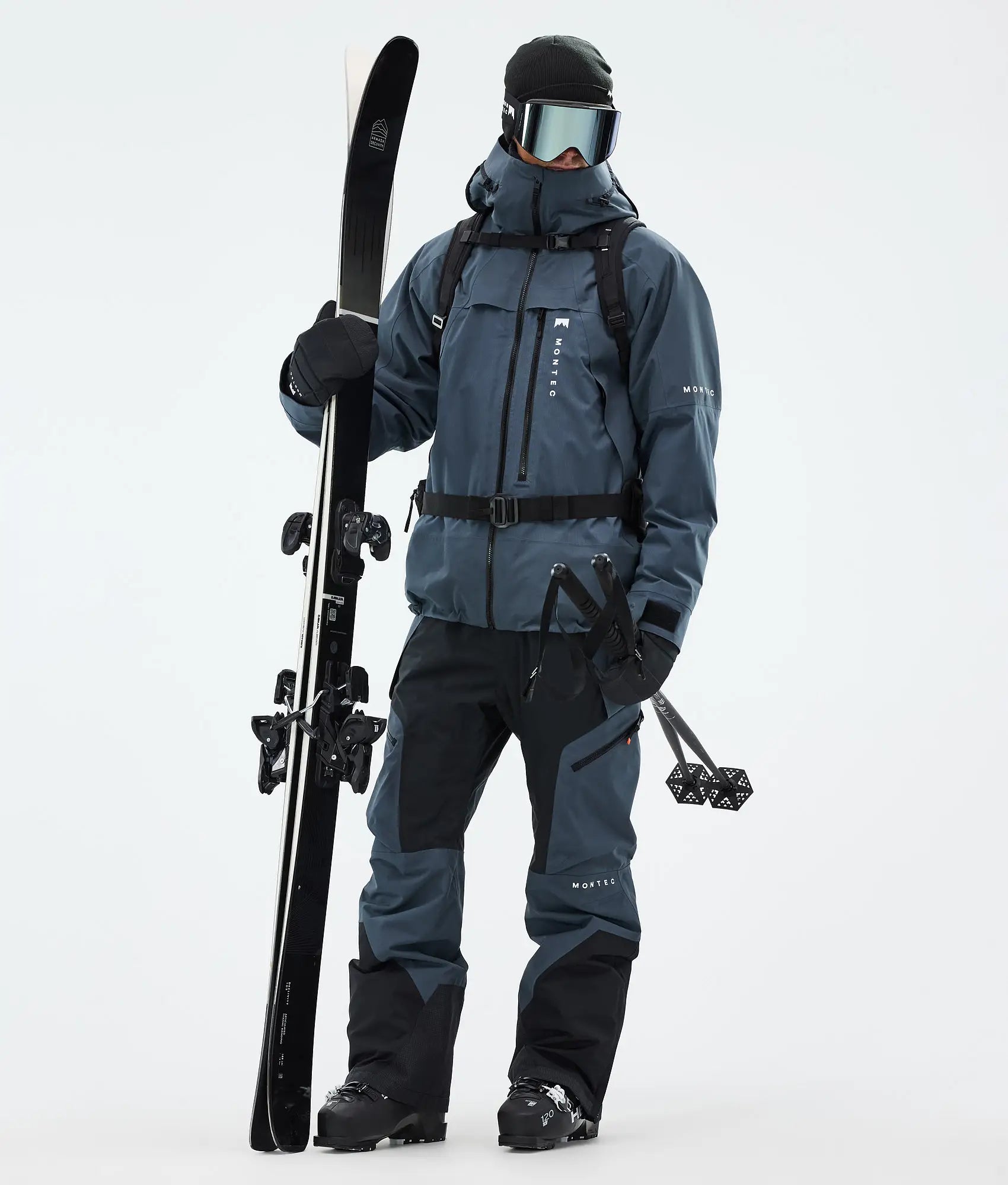 Truston Skijacke Herren Metal Blue