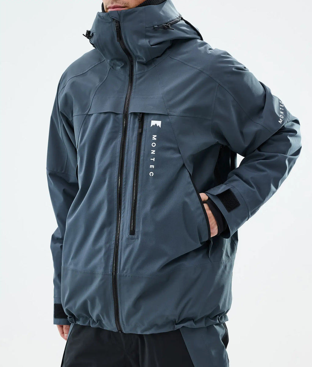 Truston Skijacke Herren Metal Blue