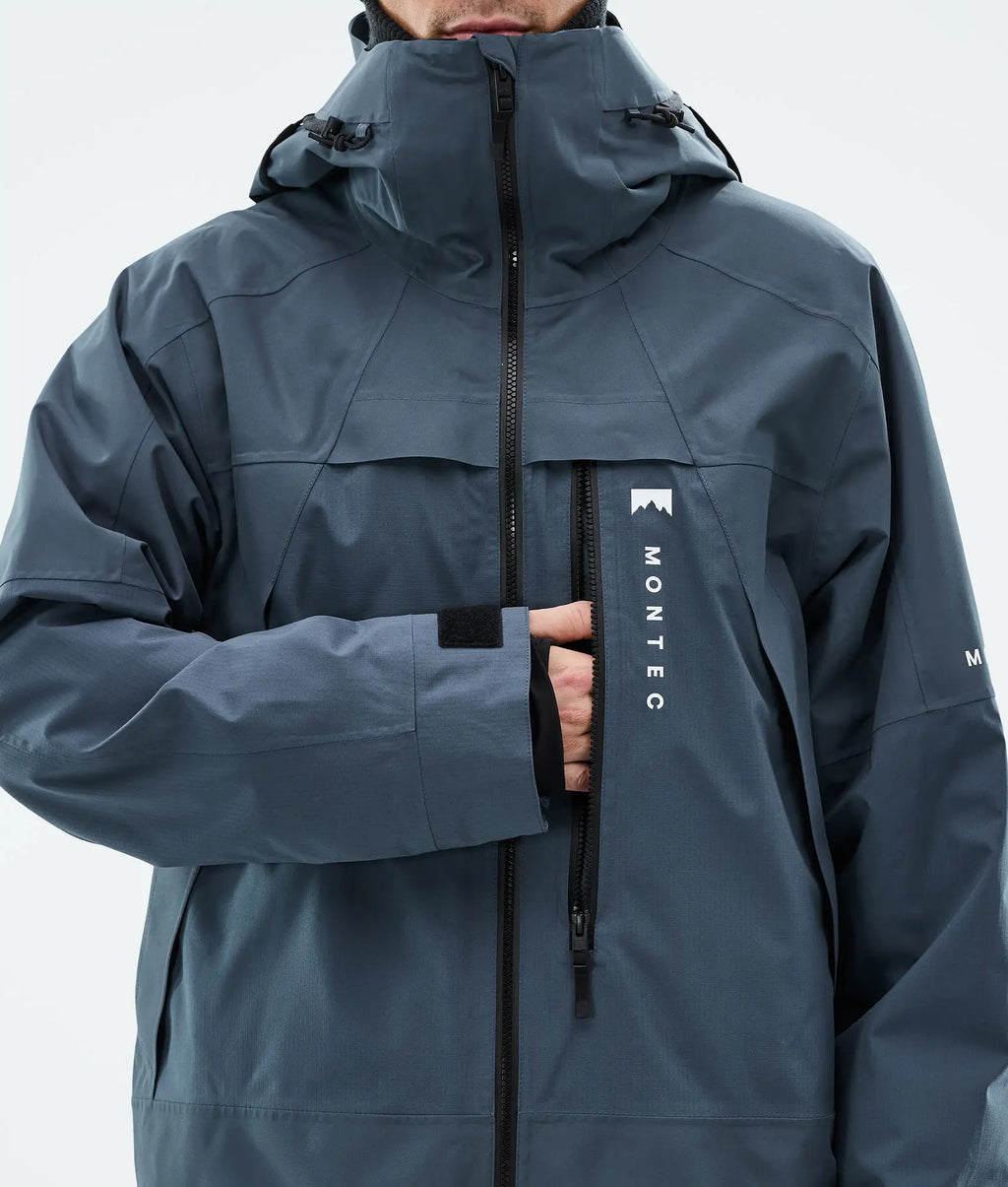 Truston Skijacke Herren Metal Blue