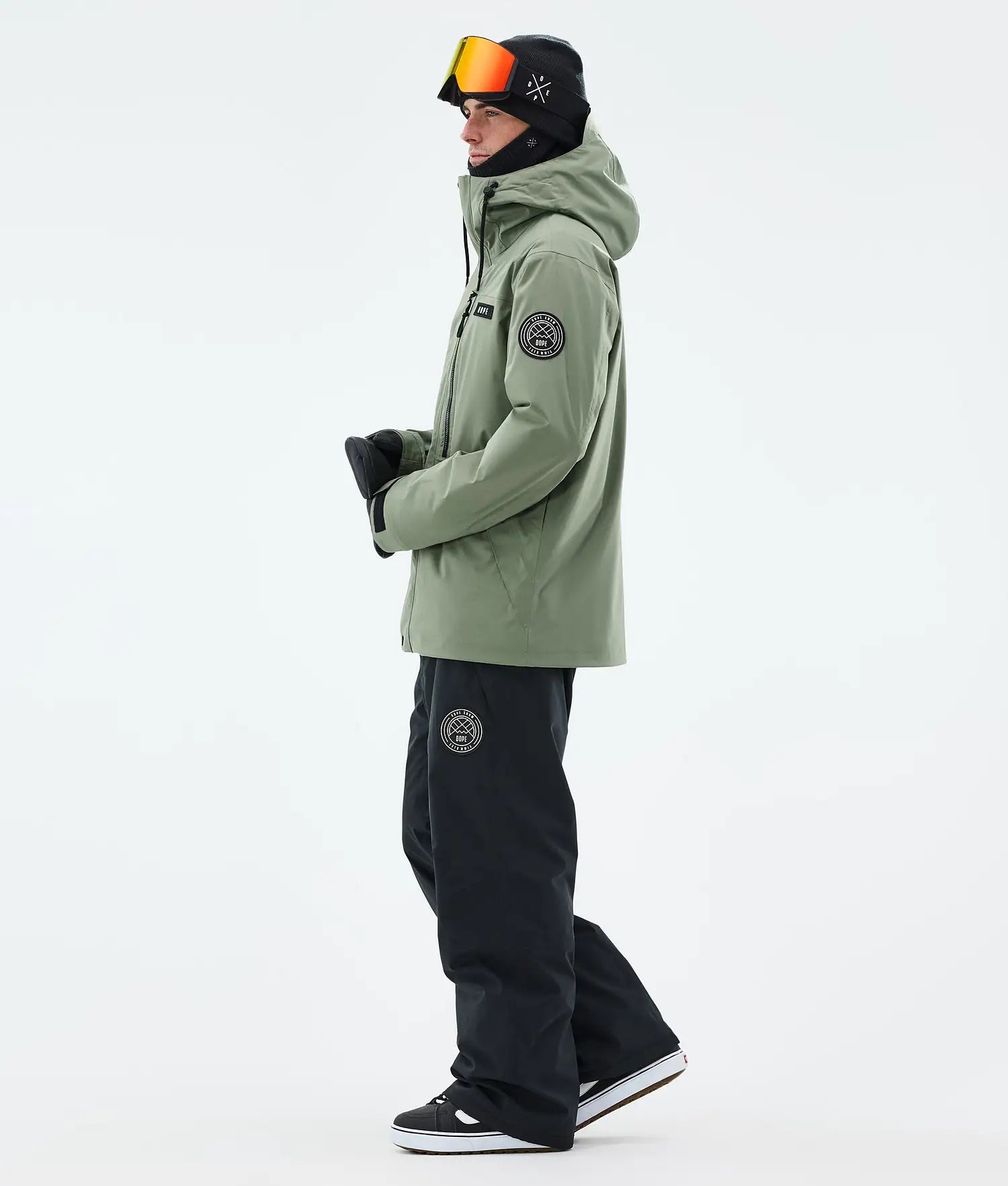 Blizzard Full Zip Snowboard Jacket Men Moss Green