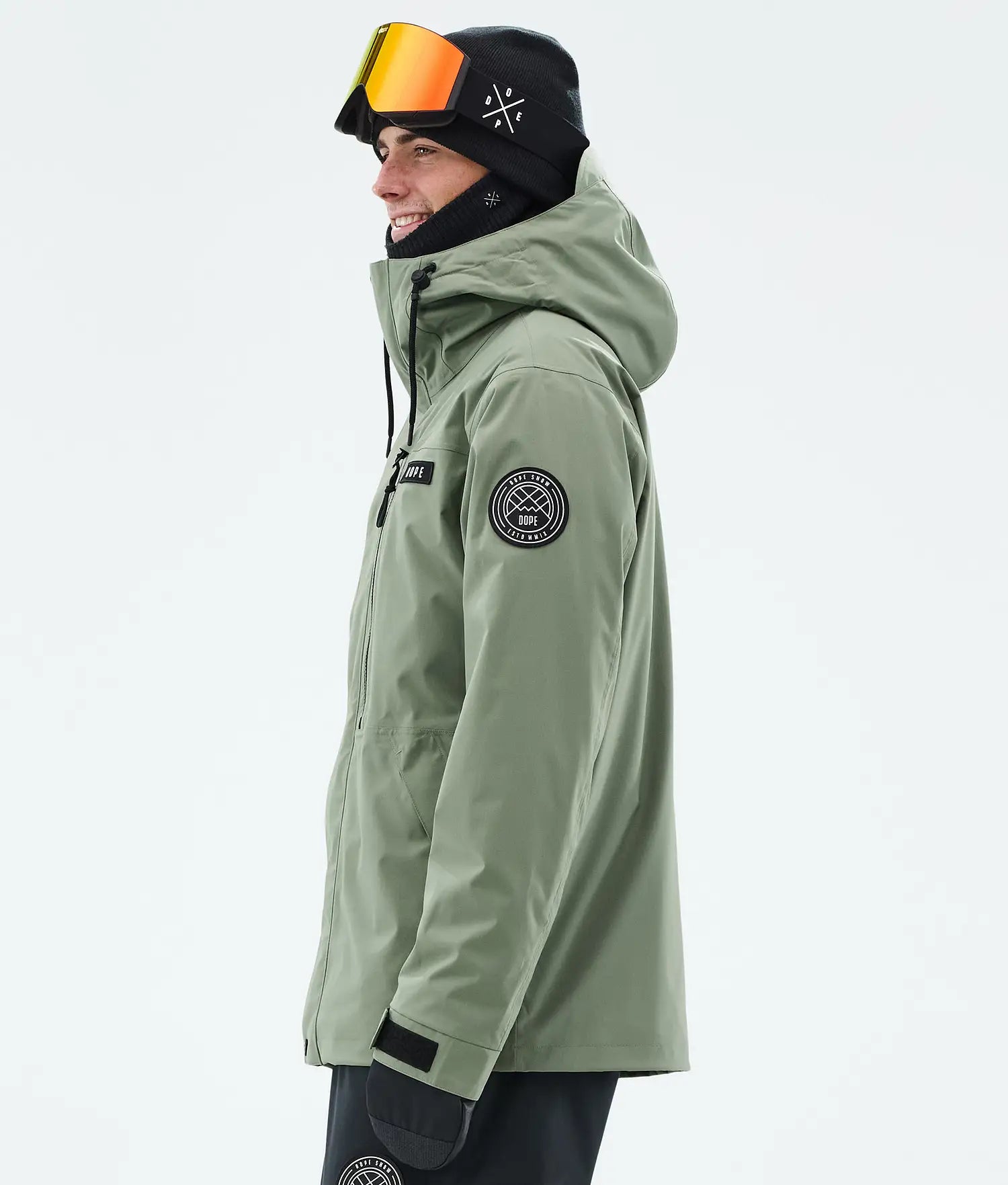 Blizzard Full Zip Snowboard Jacket Men Moss Green
