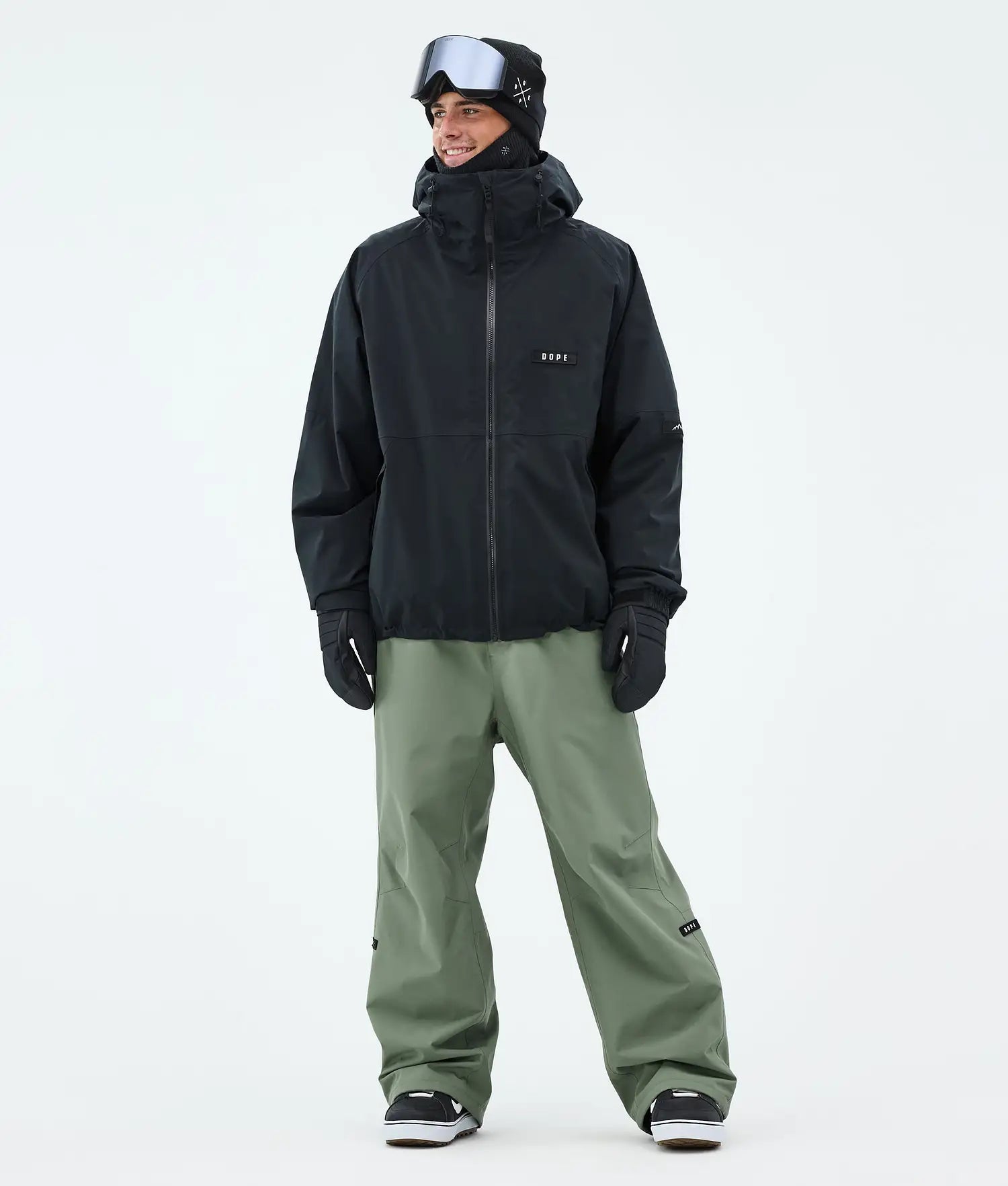 Big Snowboard Pants Men Moss Green