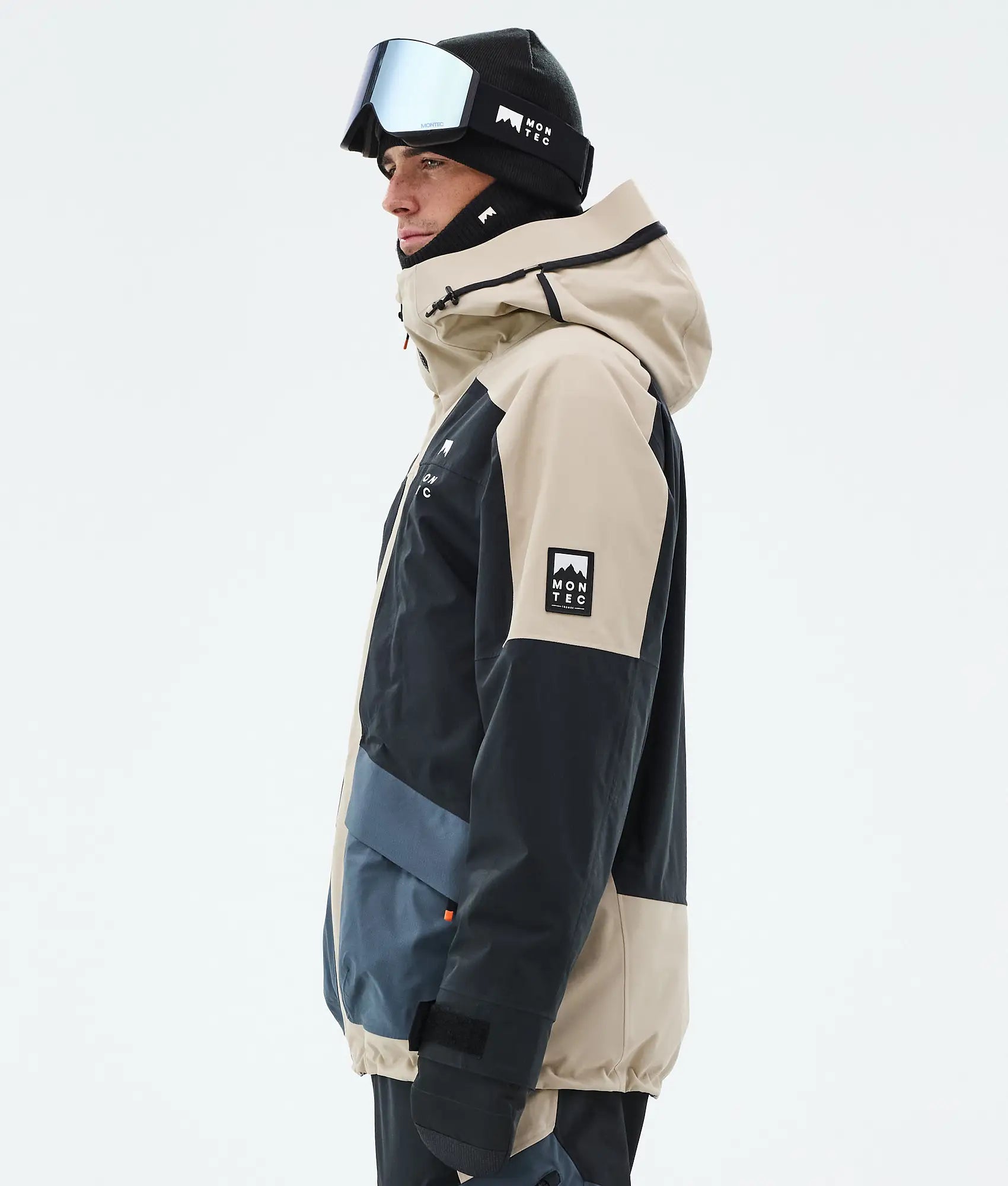Sirius Skijacke Herren Sand/Black/Metal Blue