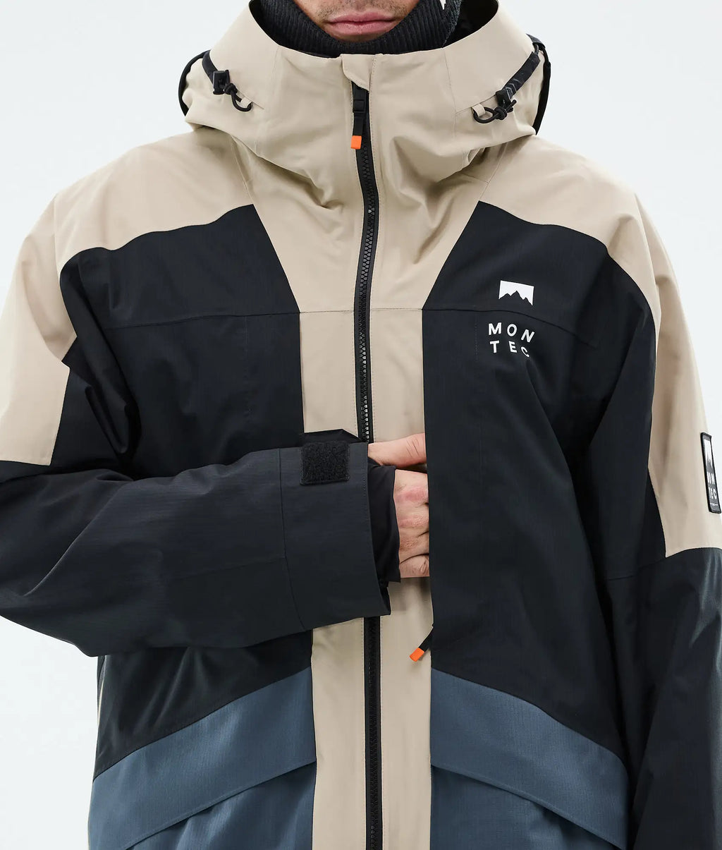 Sirius Skijacke Herren Sand/Black/Metal Blue
