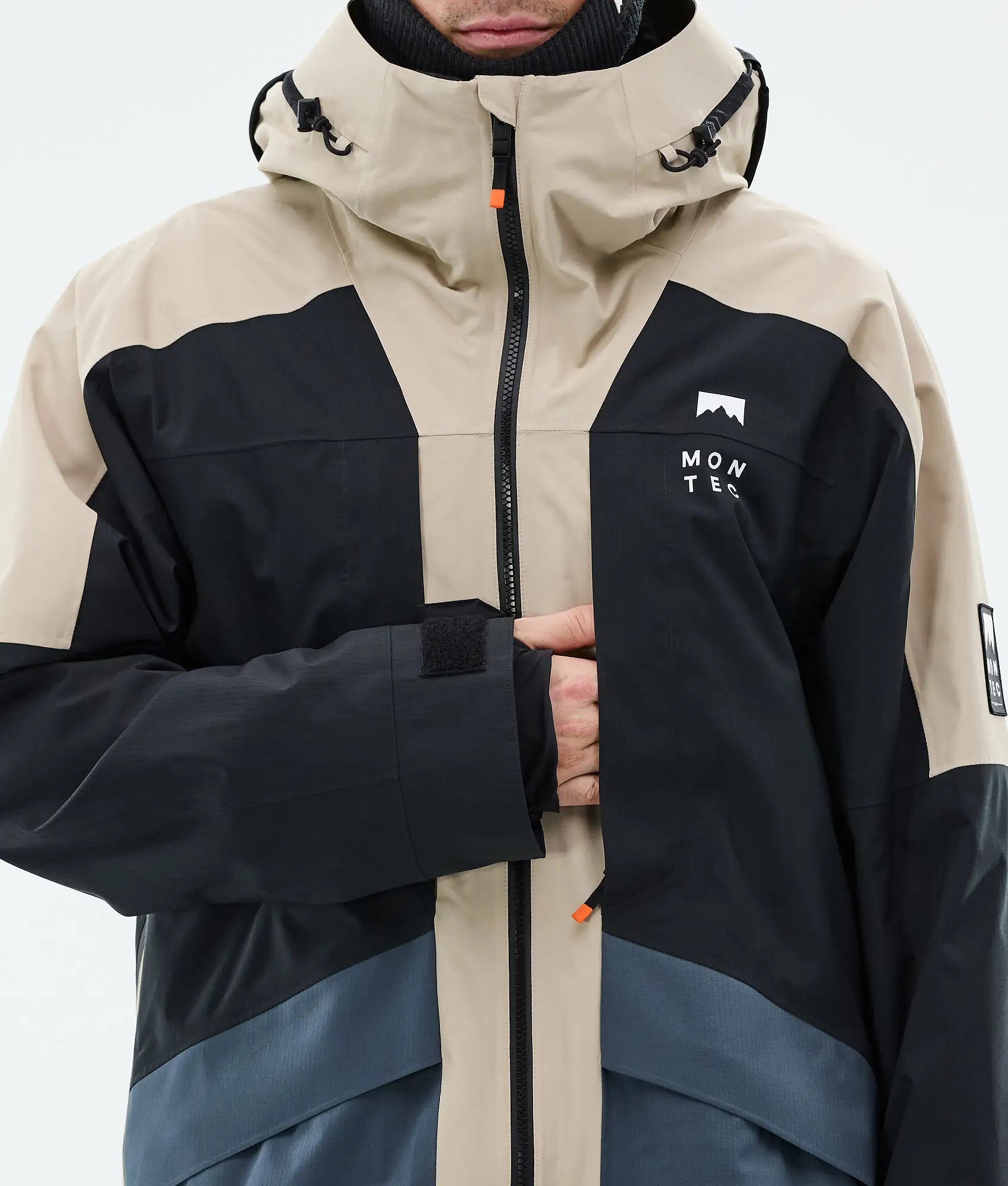 Sirius Skijacke Herren Sand/Black/Metal Blue