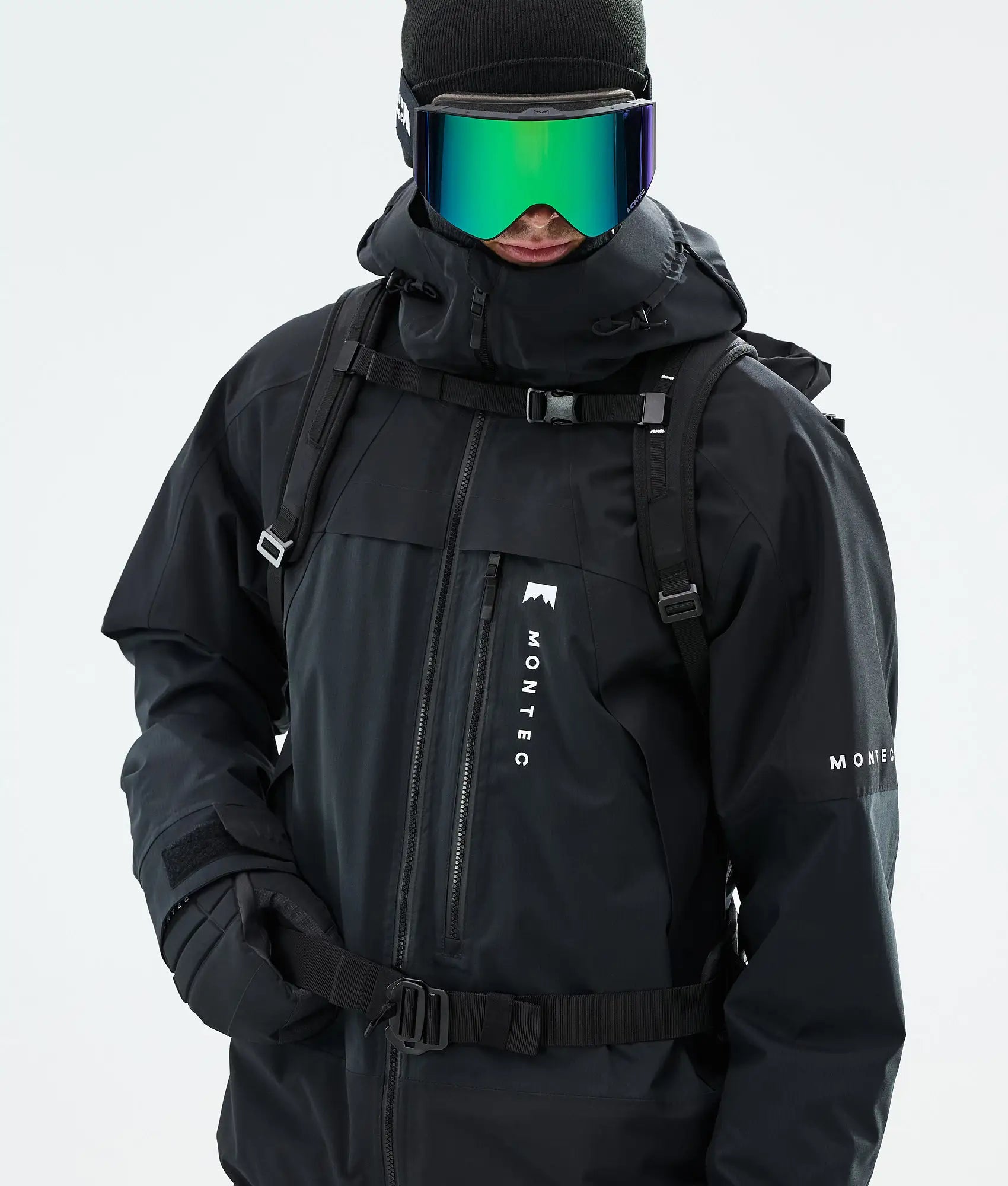 Truston Skijacke Herren Black