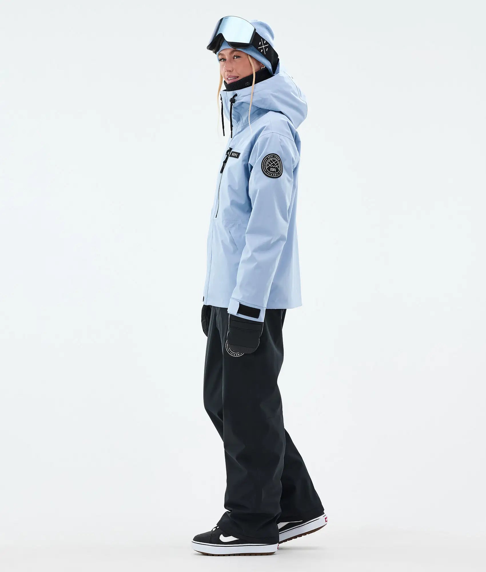 Stardust W Full-Zip - Snowboardjacke Damen Moss Light Blue