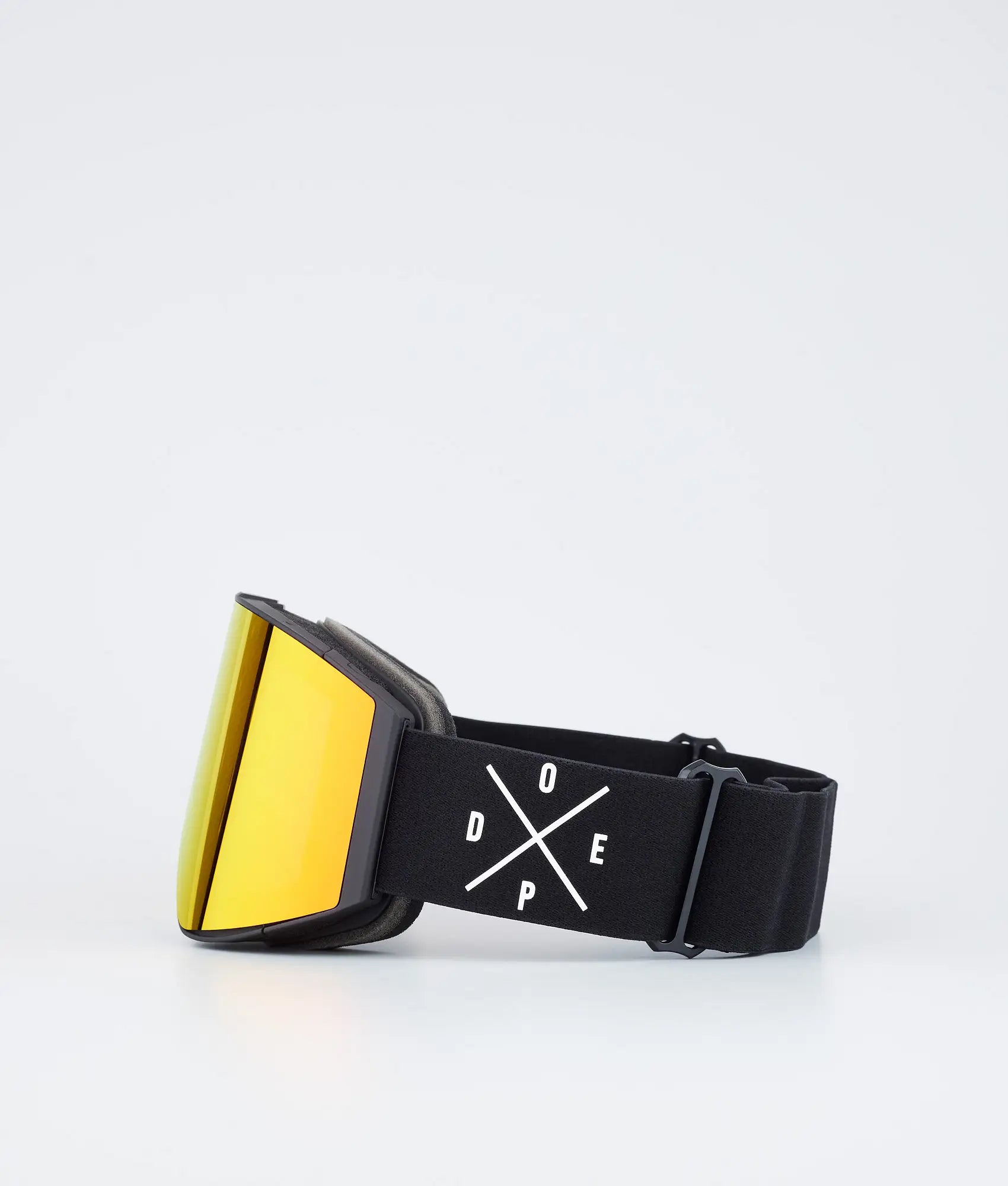 Light - Skibrille Black/Red Mirror
