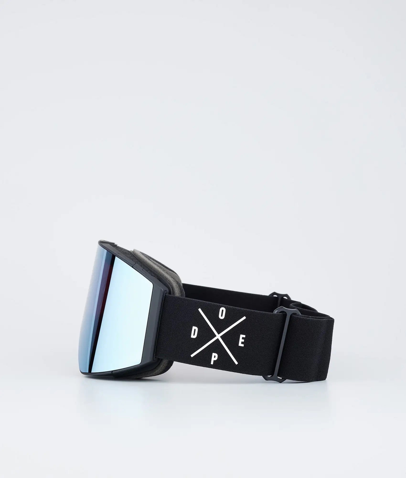 Light - Skibrille Black/Blue Mirror