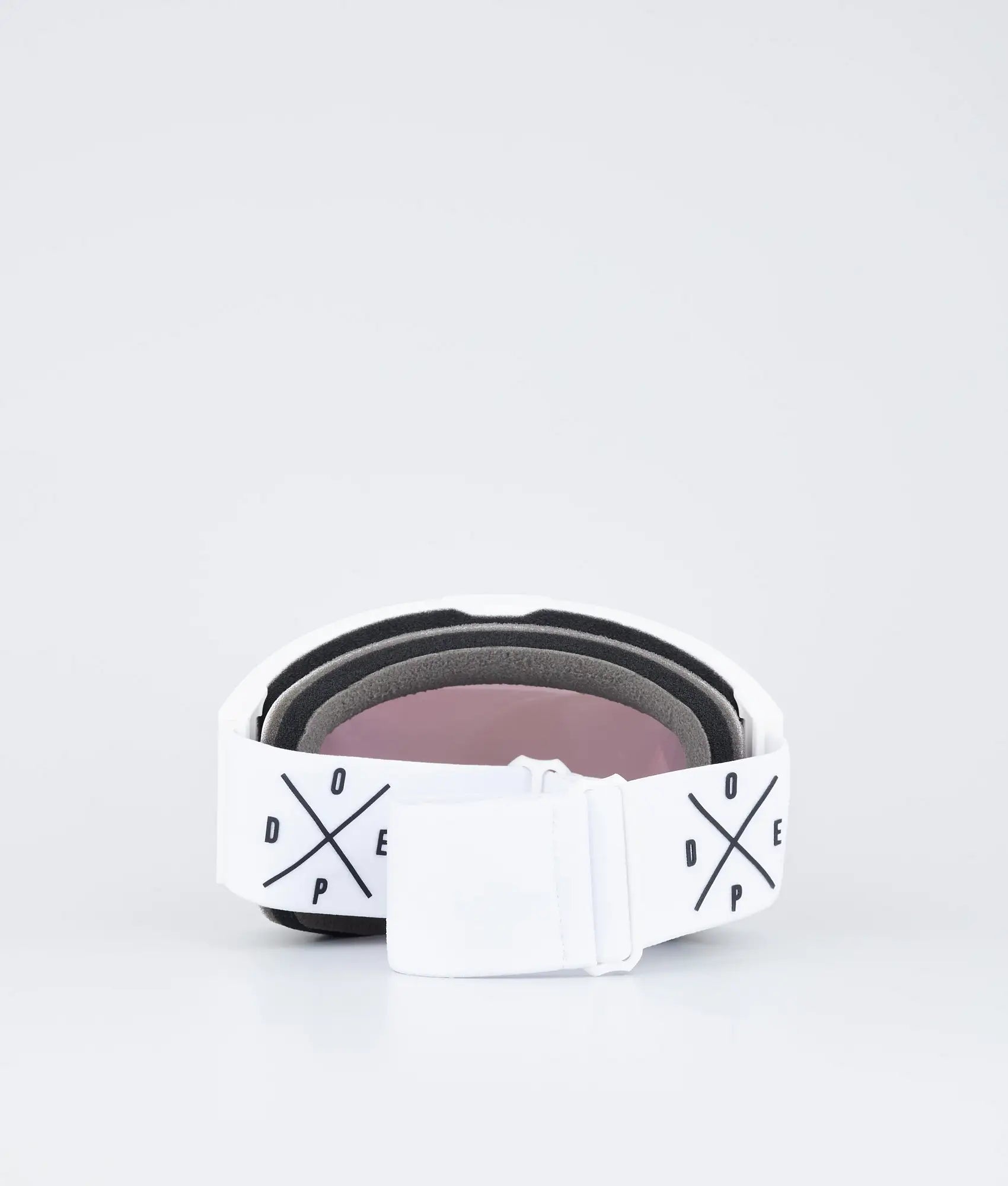 Light - Skibrille White/Champagne Mirror