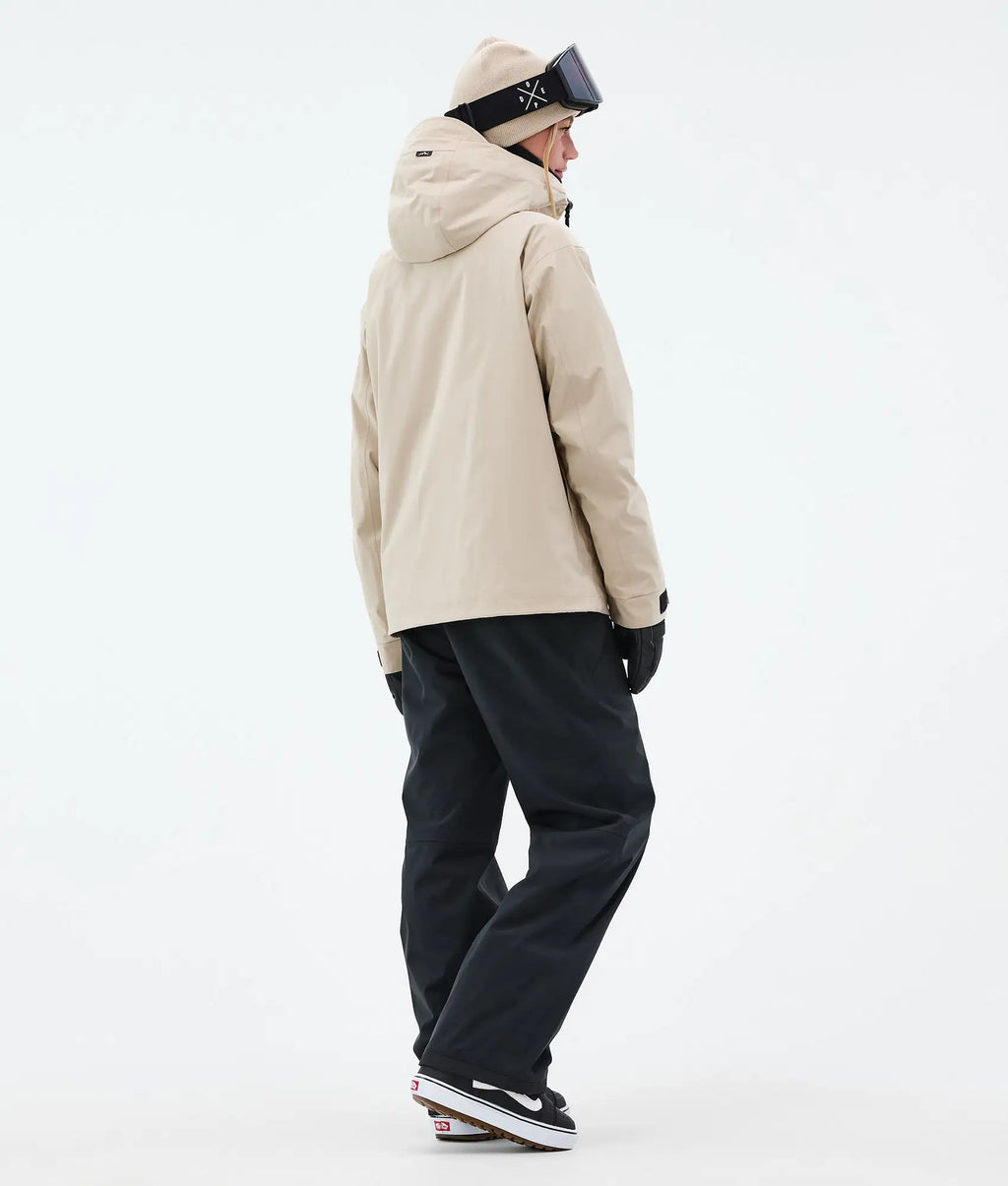 Stardust W Full-Zip - Snowboardjacke Damen Sand