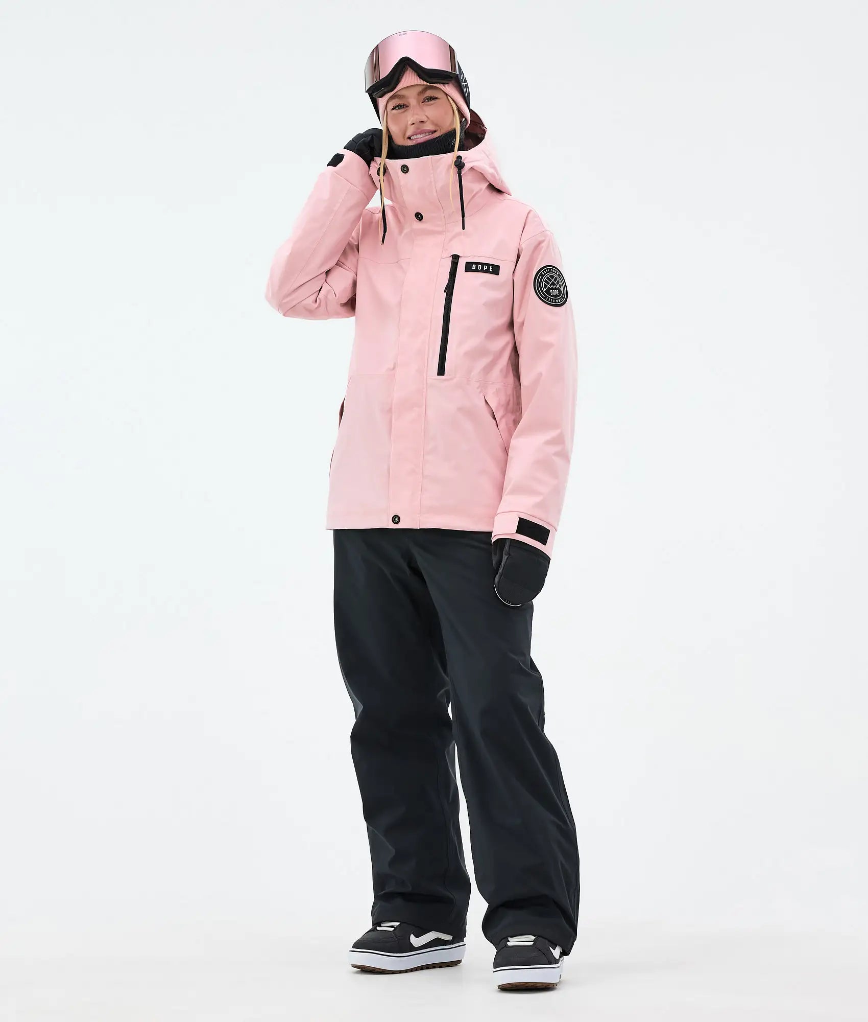 Stardust W Full-Zip - Snowboardjacke Damen Soft Pink